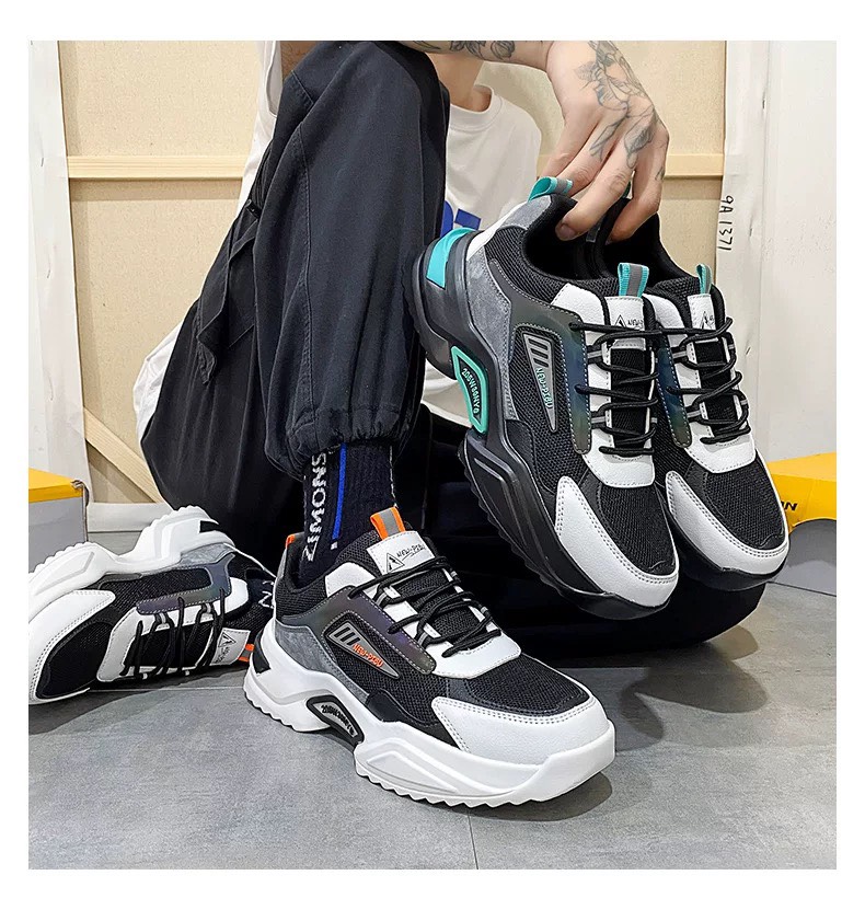 Giày nam sneaker Phản Quang Newpibuu siêu chất