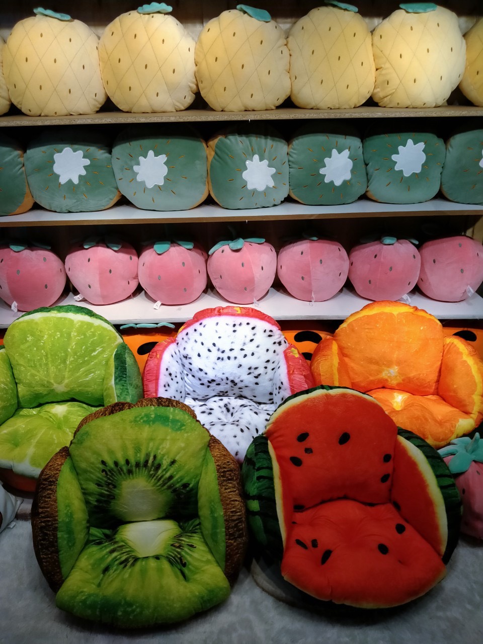 [HCM]Ghế tựa lưng hình trái cây