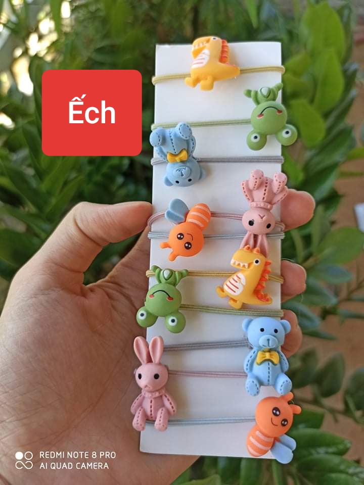 Cột tóc đáng yêu cho bé - set 10 chiếc