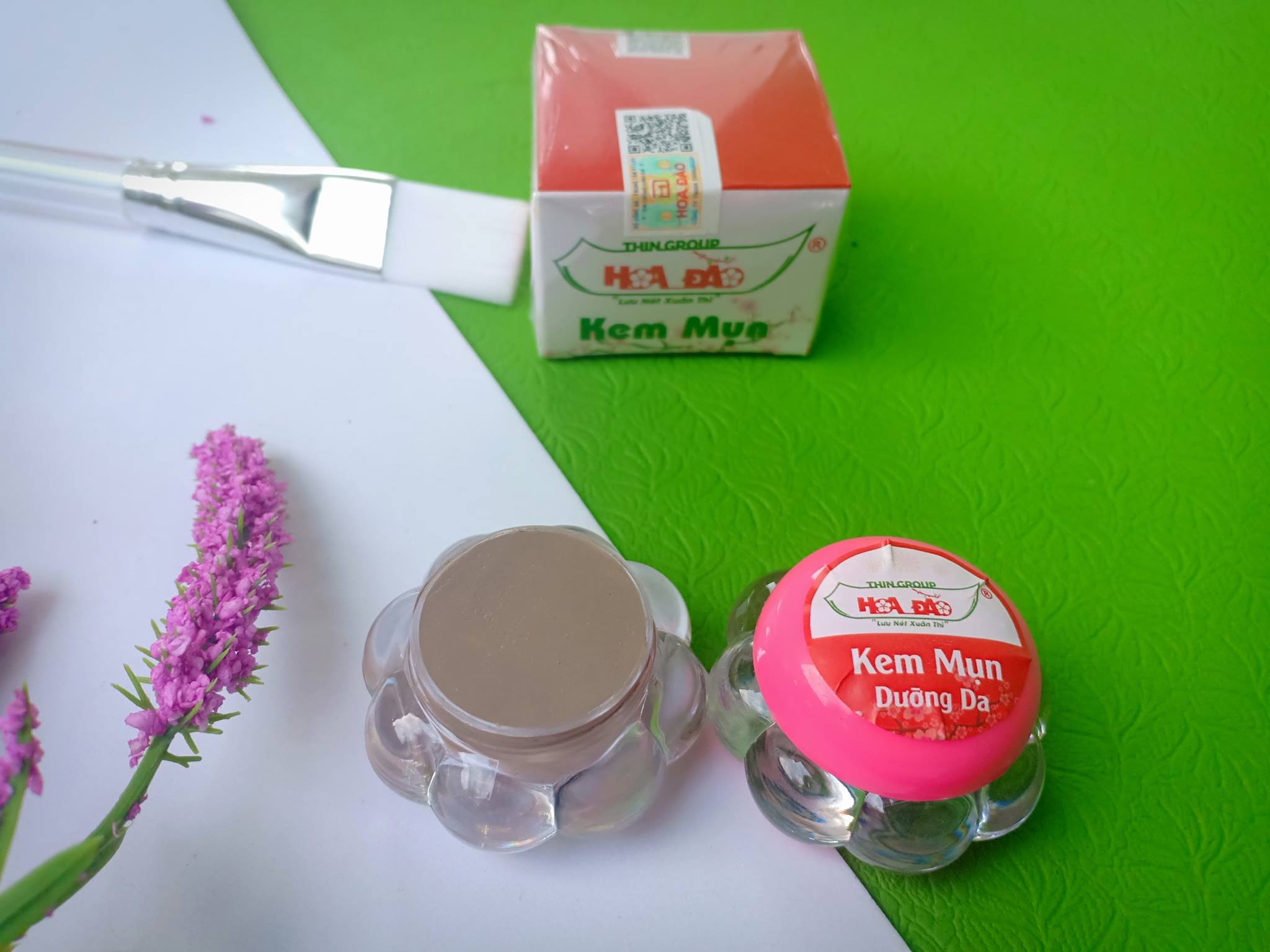 Combo 2 hộp kem mụn dưỡng da Hoa Đào Thingroup
