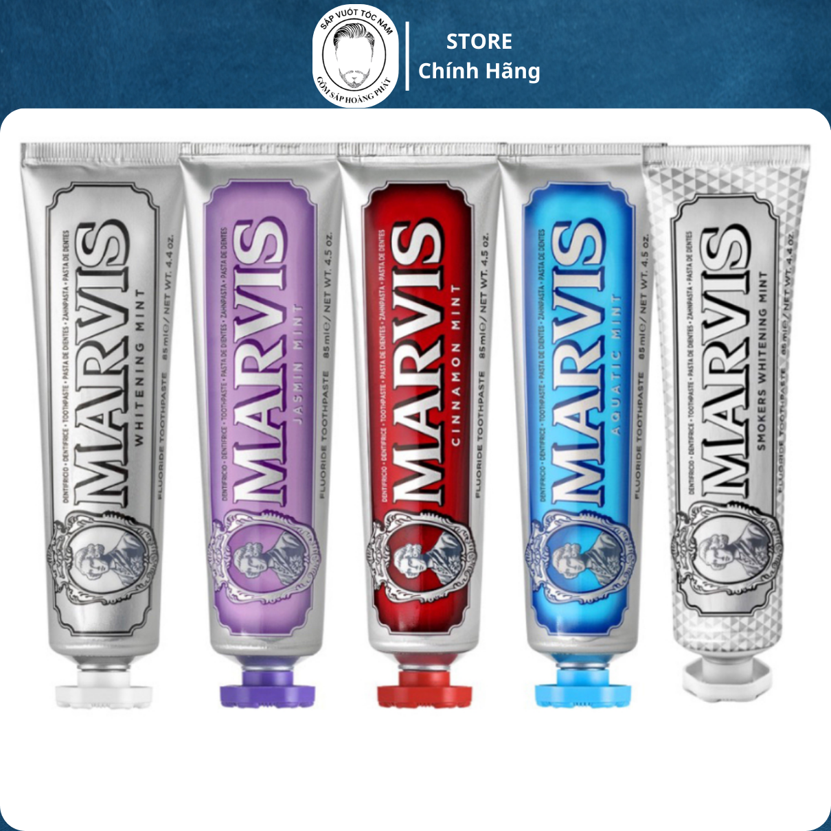 [Full Mùi] Kem đánh răng Marvis Toothpaste - Đầy đủ mùi hương