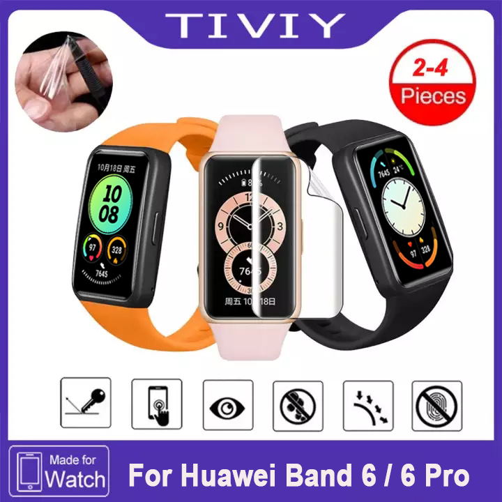 TIVIY TPU Soft Film For Huawei Band 6 pro Hydrogel Screen Film Clear