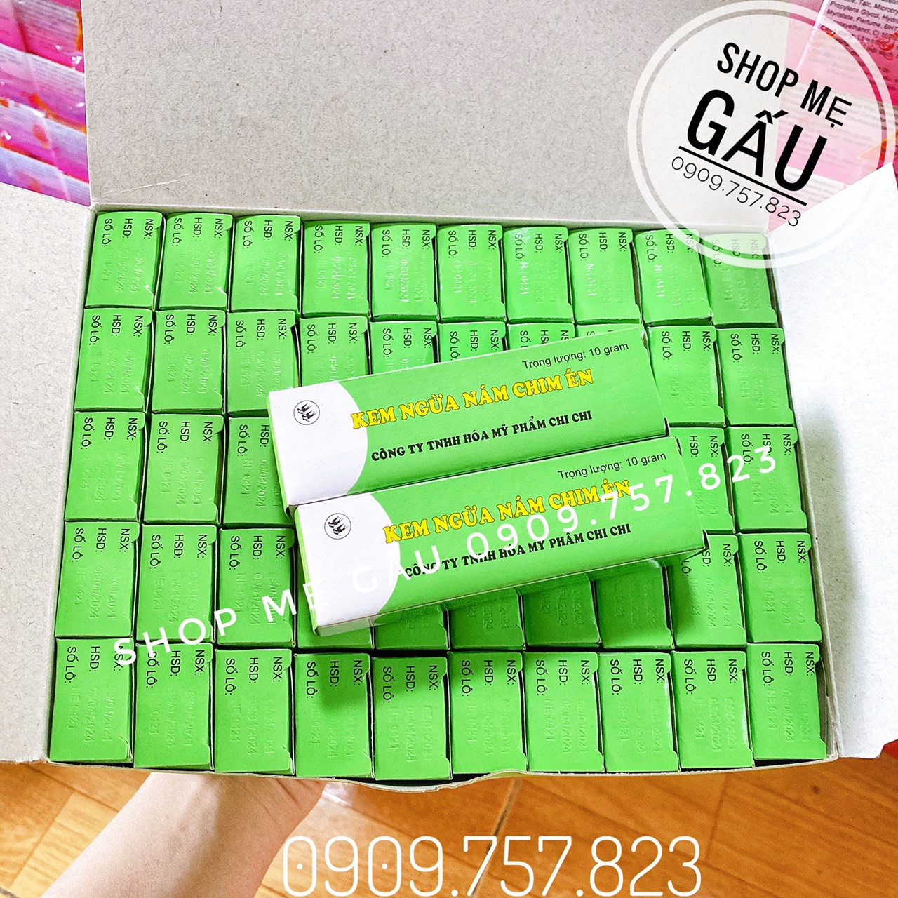 Sỉ lố 50 hộp nám én trung 10g