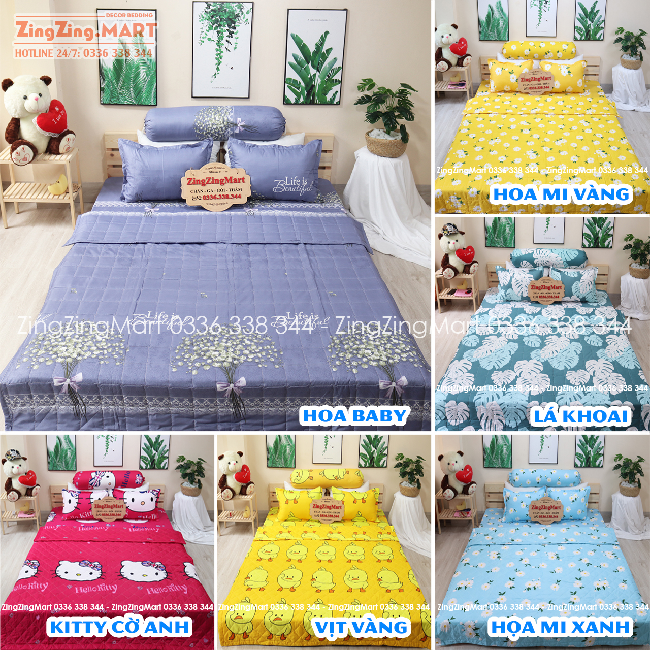 Sét 5 Món Chăn Hè Kèm Ga Gối, Chăn Hè, Mền Hè Kích Thước 1m8 x 2m, Nhiều Mẫu Mới Kích Thước Ga m2/m6/m8/2m2