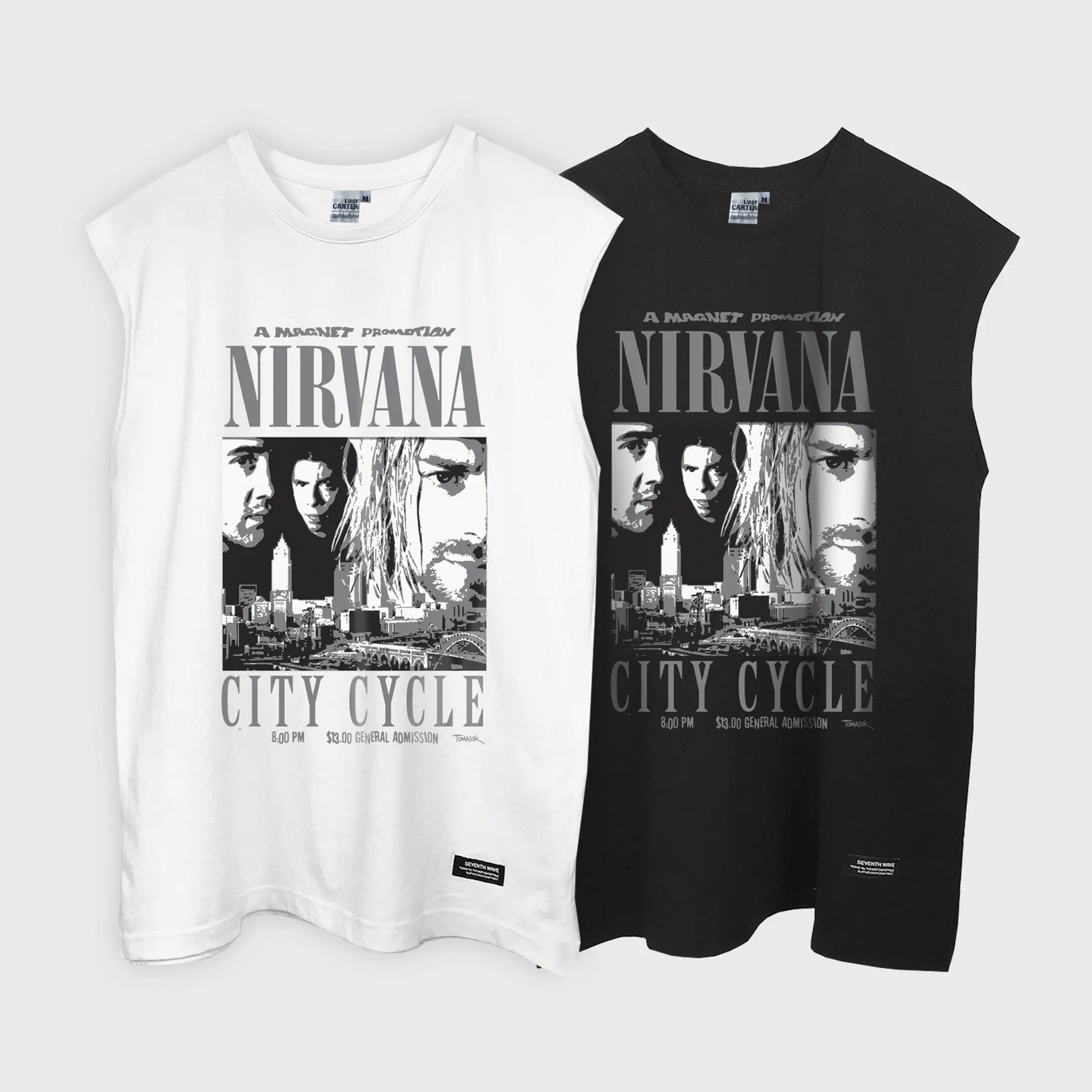Áo tanktop nam nữ Nirvana City Cycle