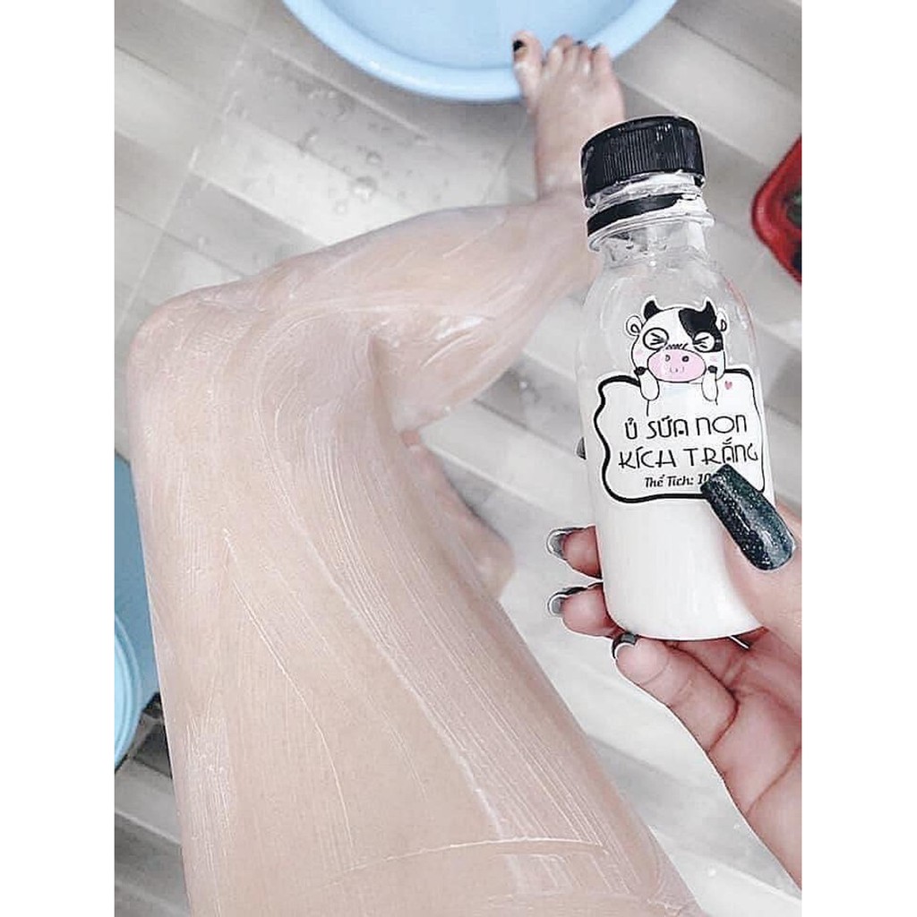 Ủ sữa non kích trắng con bò 100ml