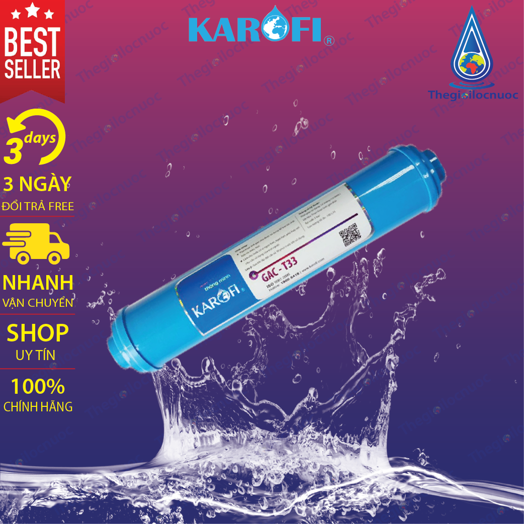 Lõi lọc nước Karofi số 6 GAC-T33