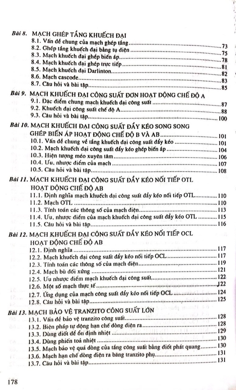 Kỹ Thuật Mạch ĐIện Tử I