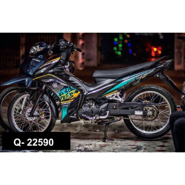 Tem Xe Exciter 135 Rời Mx Crom (Bộ)