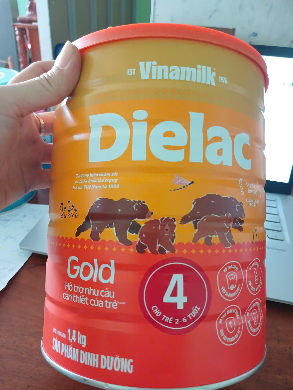 Sữa dielac alpha gold 4 _ 1,4kg HSD 2026