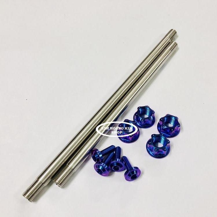 Cặp cốt inox 304 full ốc titan gr5 gắn sirius