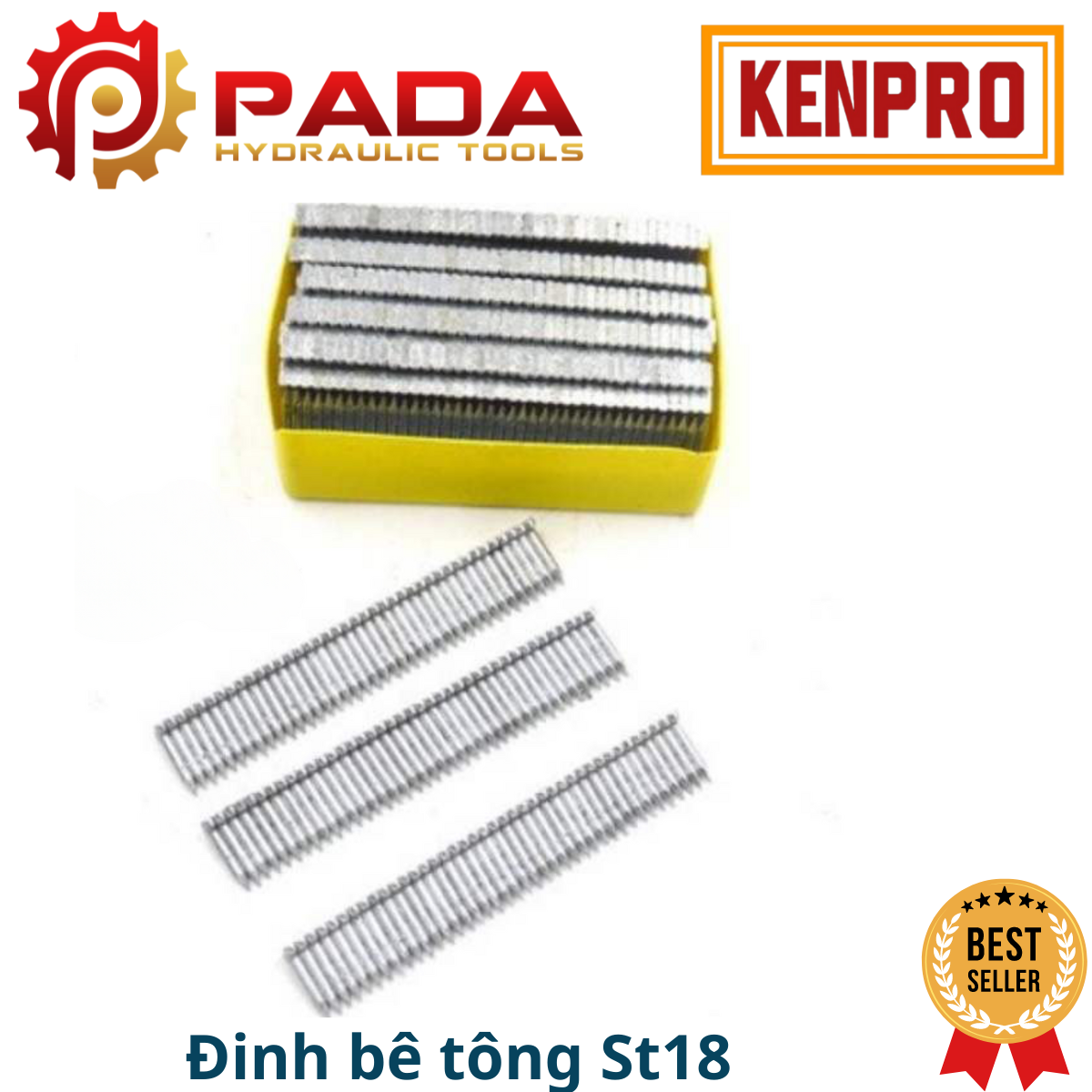 Đinh bê tông St18 chuyên dụng cho máy bắn đinh bê tông-Hộp 400 đinh