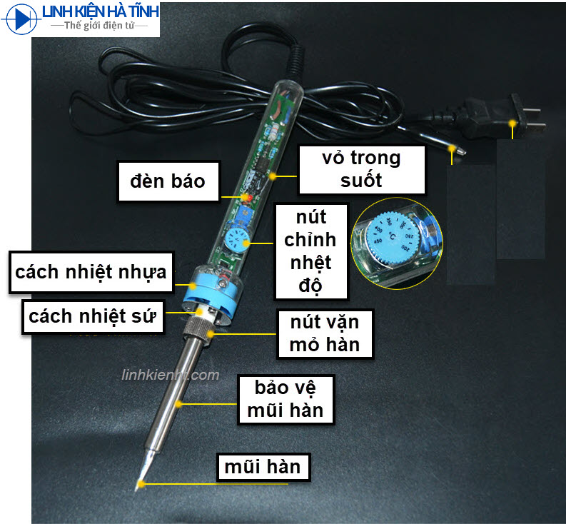 Mỏ hàn điều chỉnh nhiệt độ 907