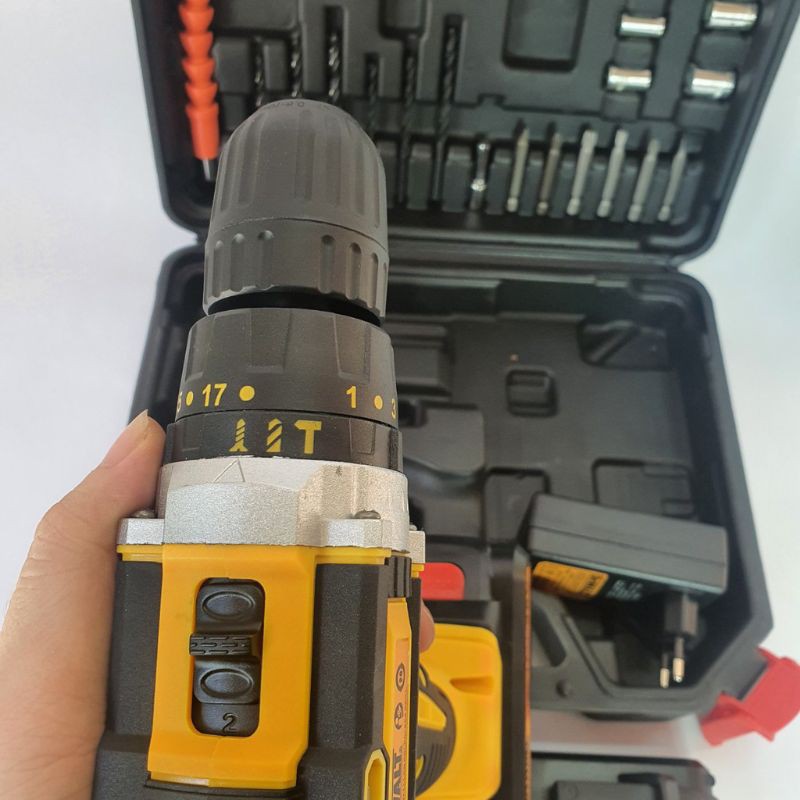 Khoan 36v Dewalt 1 Sạc 2 Pin Full Phụ Kiện