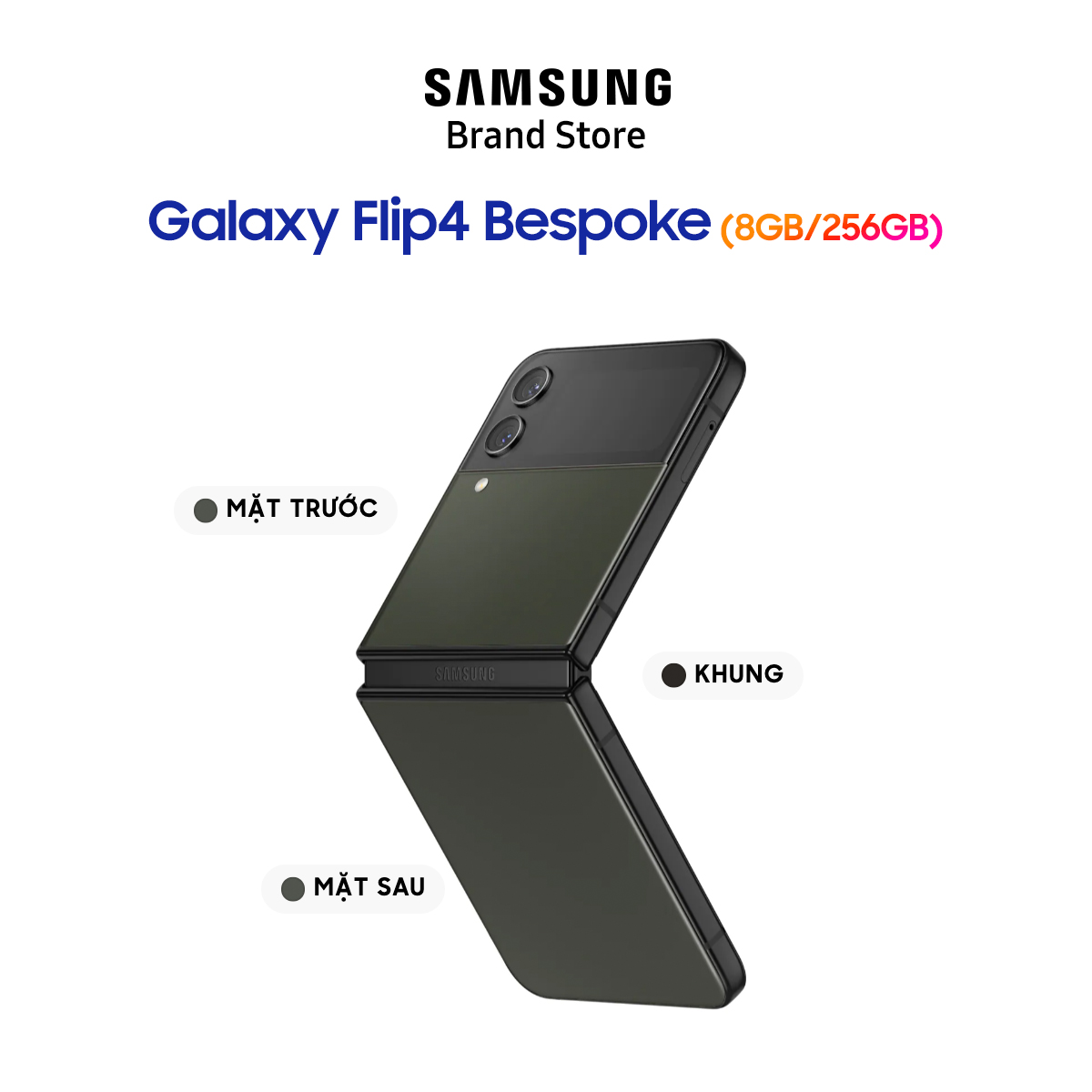 Điện thoại Samsung Galaxy Flip 4 Bespoke (8GB/256GB) | Galaxy...