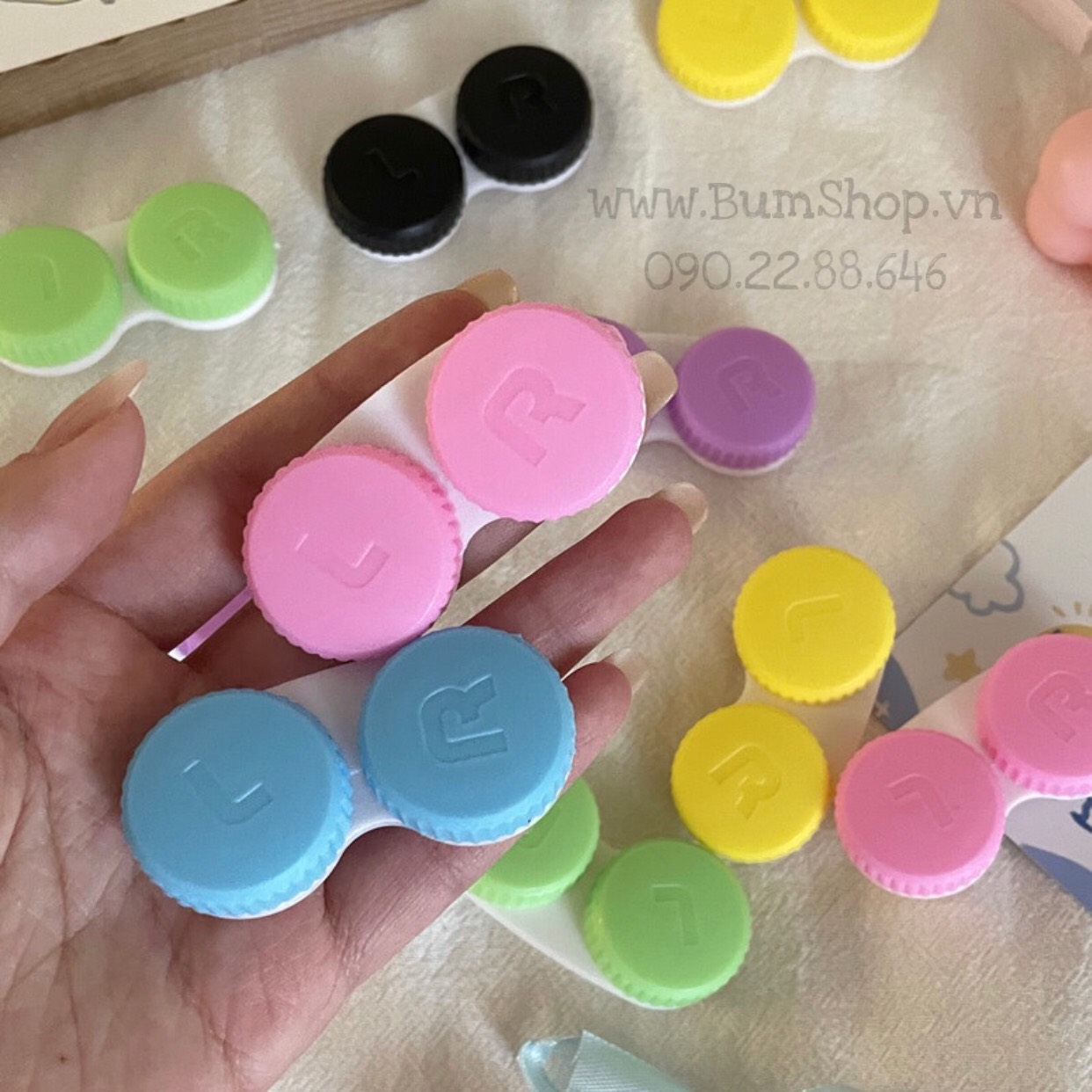 Khay đơn Suitcase đựng lens, khay nối đựng lens
