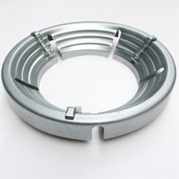 Bộ 2 Kiềng Gas Chắn Gió- Tiết Kiệm Ga- An Toàn Cho Trẻ Nhỏ màu trắng (dùng mọi loại bếp)