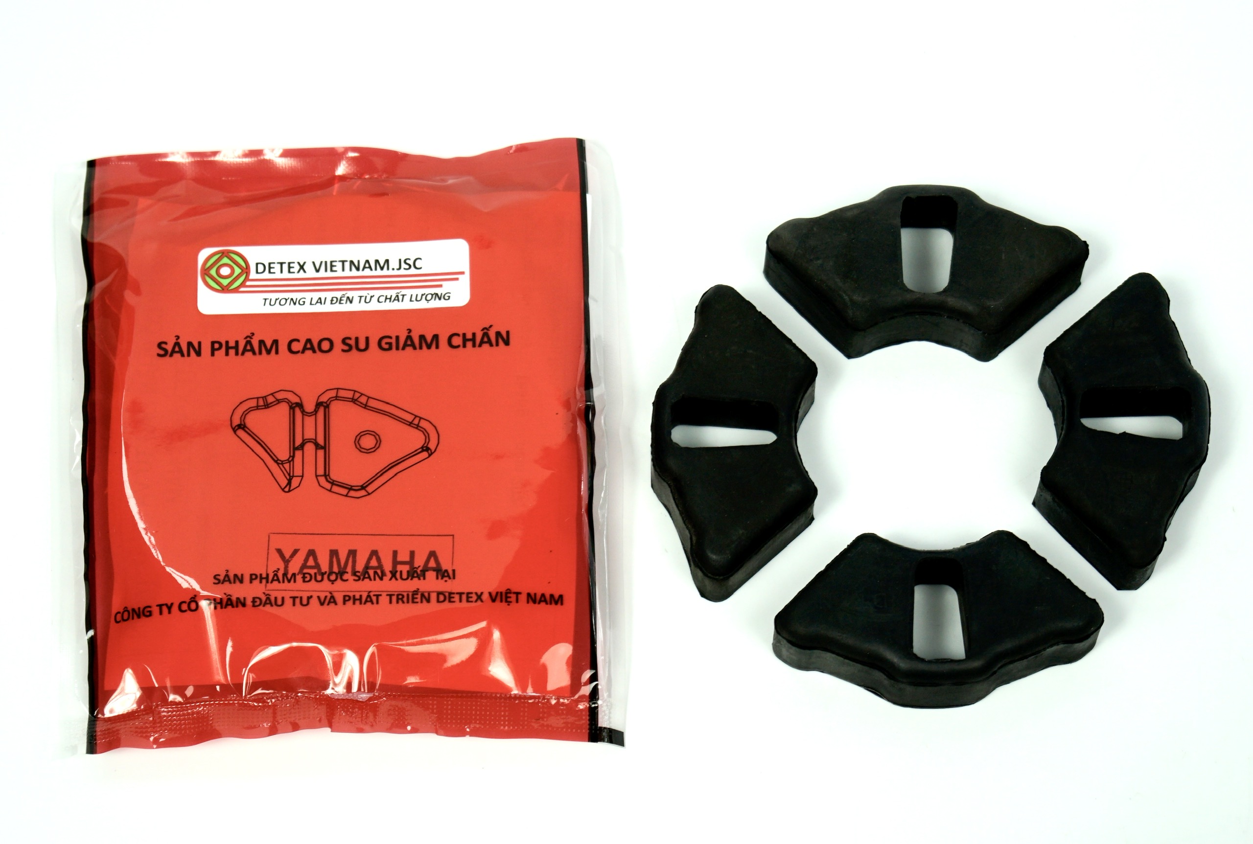 Giảm giật xe máy Detex Yamaha (cao su giảm chấn)