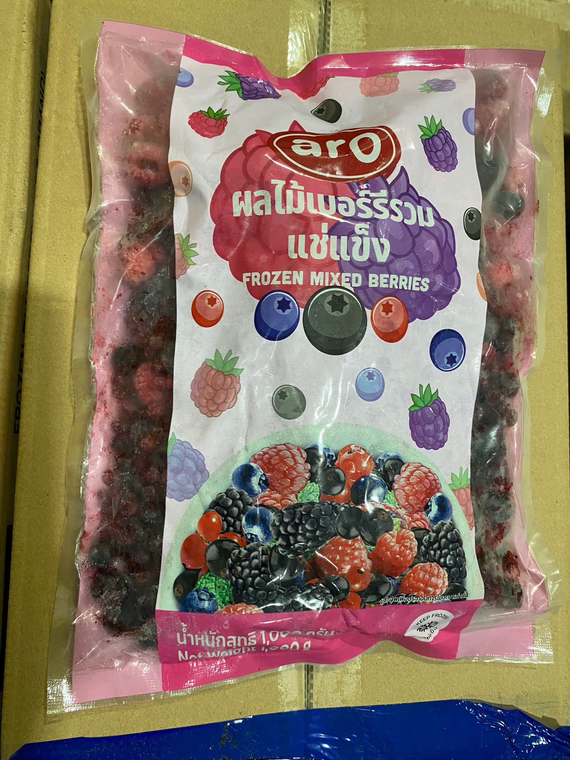 Hỗn Hợp Quả Mọng Aro Đông Lạnh 1kg