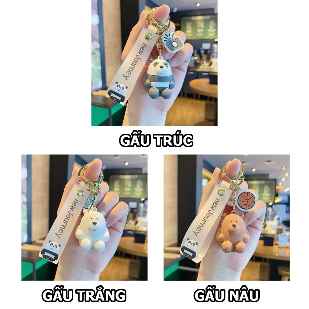 Móc khóa We are Bear ngộ nghĩnh MK44