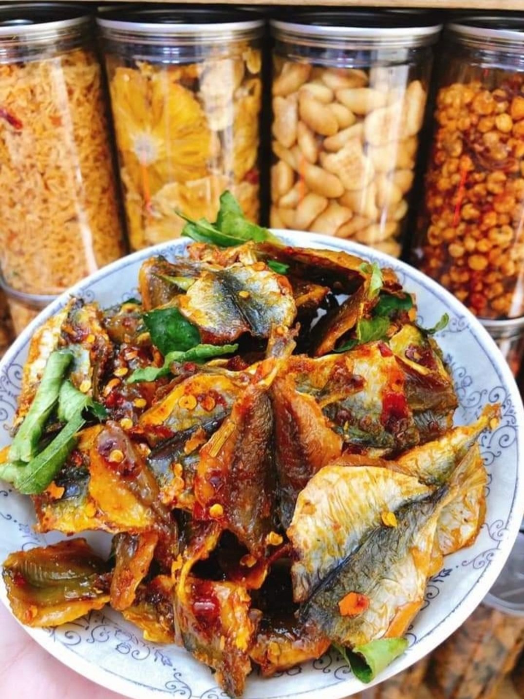 [HCM]Cá chỉ vàng rim sa tế 1 hũ