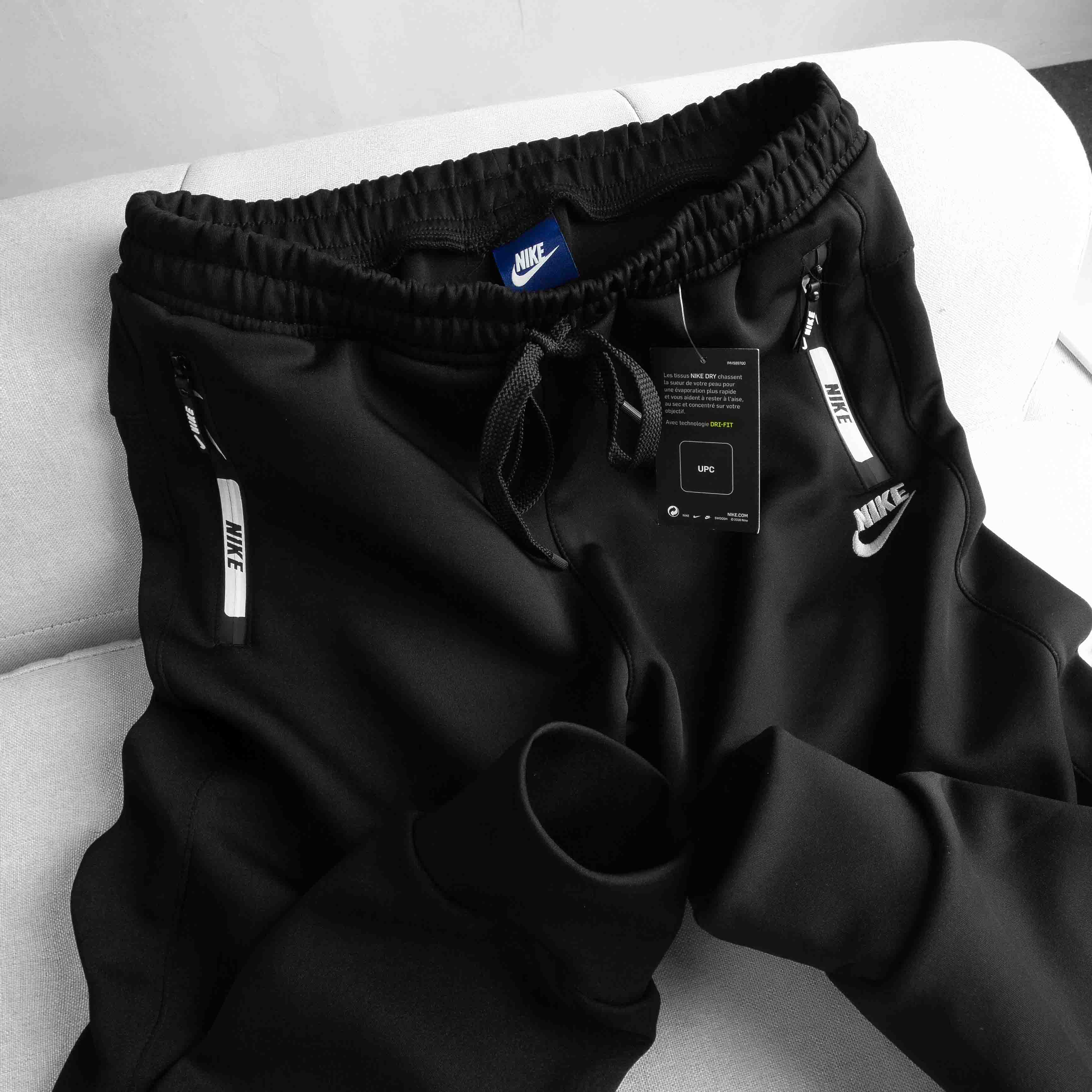Quần jogger thể thao nam ống bo chất thun poly cao cấp