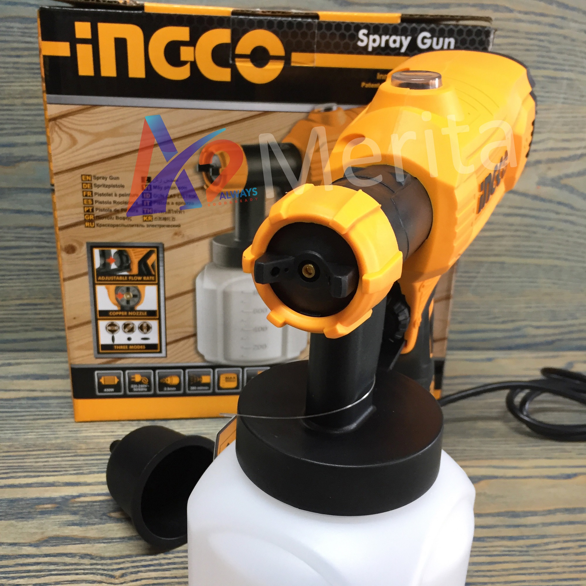 Máy phun sơn cầm tay 450W INGCO SPG3508