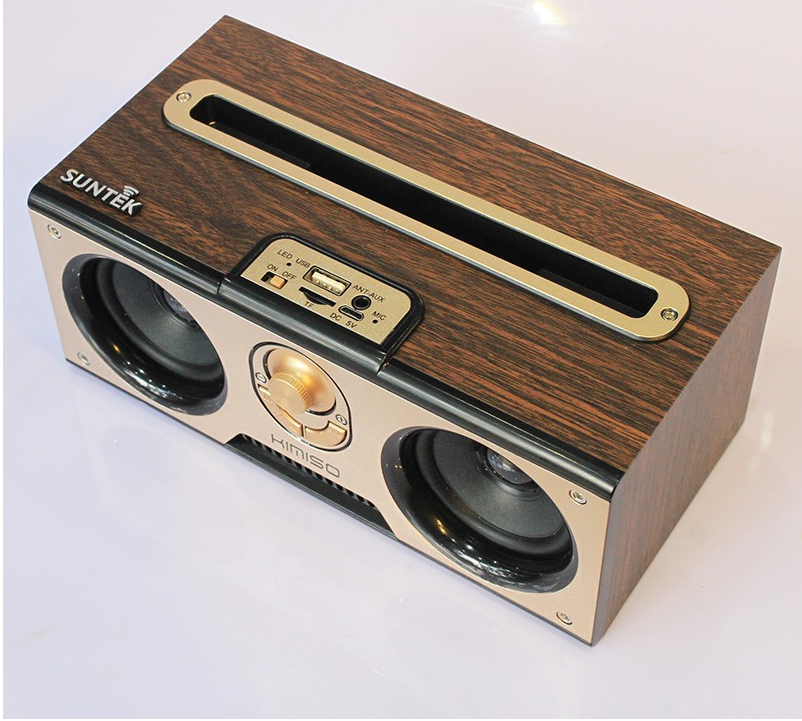 Loa BluetoothLoa Bluetooth KaraokeLoa Bluetooth MiniLoa Kẹo KéoLoa Bluetooth Suntek KIMISO KM-7 Có Giá Đỡ Điện ThoạiThân GỗCó Hỗ Trợ Thẻ NhớUSBJack Cắm 3.5mm Loa Bluetooth Âm Bass Ấm Nghe Nhạc Cực Lâu