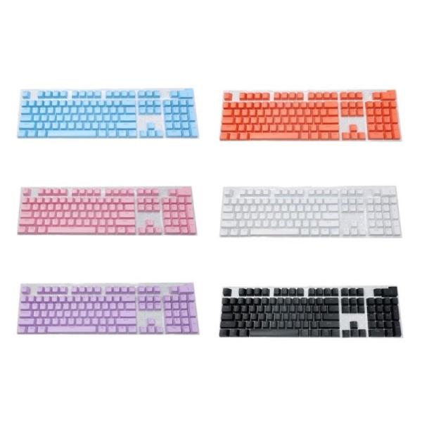 Cute keyboard cap Wired Gaming Keyboard Caps Mechanical Keycap 104 Keycaps Mechanical Keyboard Special Keycap ABS Color DIY Double Injection Light