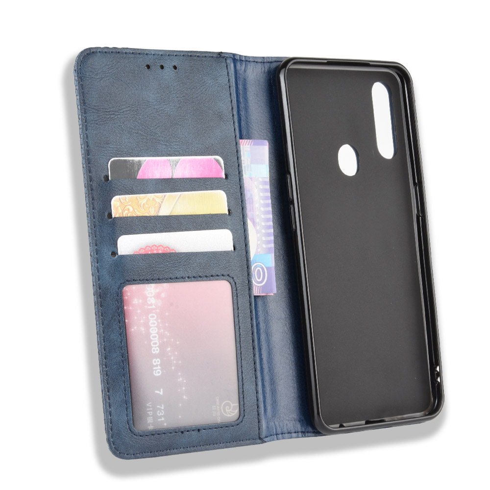 Bao da  OPPO A31, OPPO A8 2020 dạng ví Luxury Leather