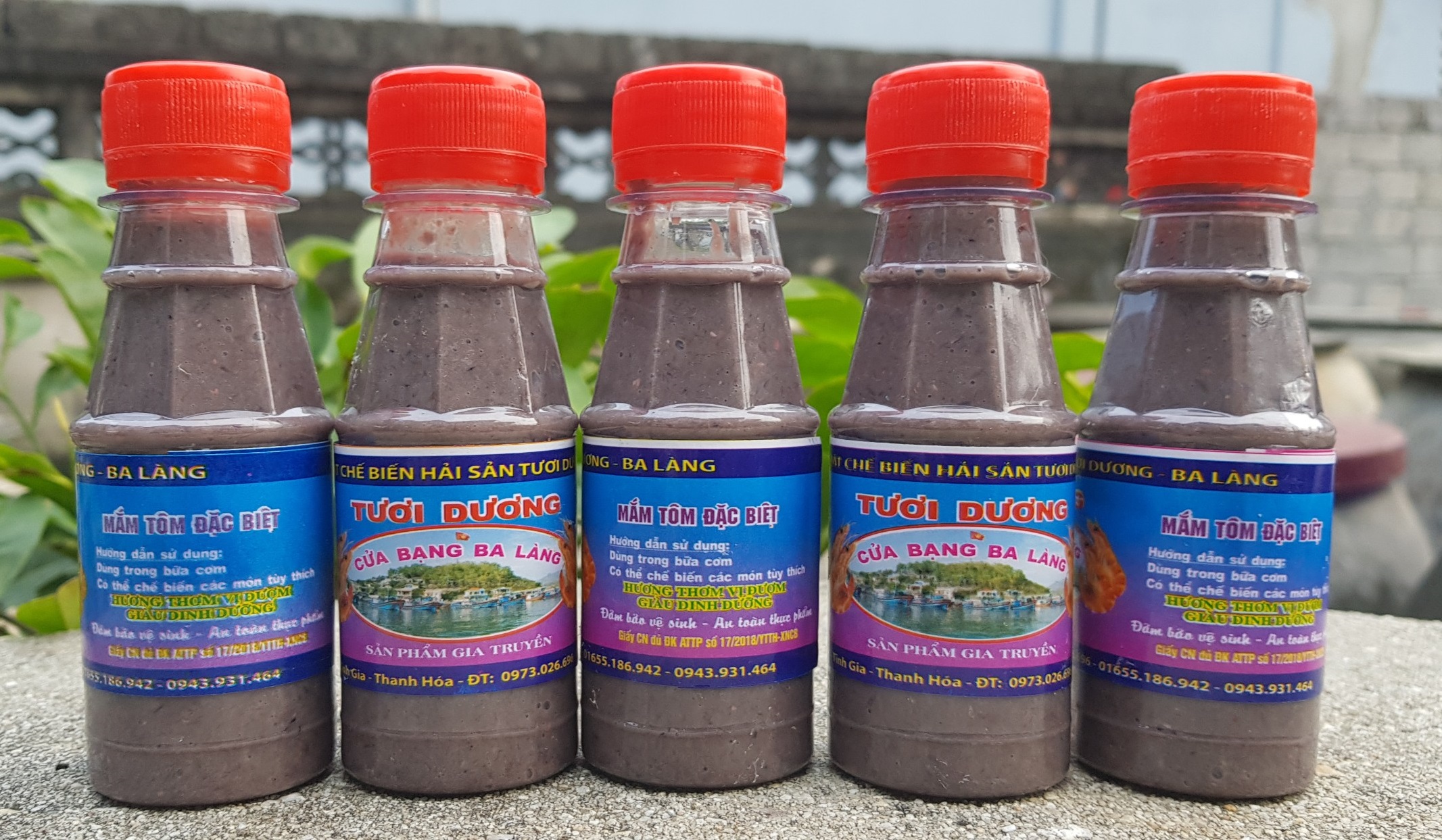 Đặc sản mắm tôm Ba Làng can 5lit