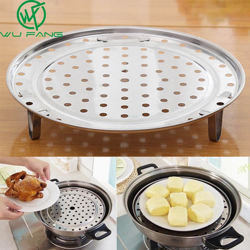 SHOOTHE Steamer Shelf Cookware Steamer Rack Stainless Steel Pot Steaming Tray Stand Multifunction Durable Kitchen Accessories