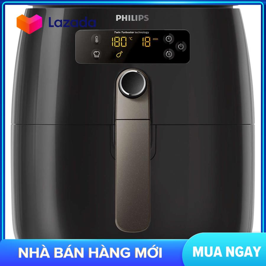[Trả góp 0%]Nồi chiên không dầu Philips 2.4 lít HD9745