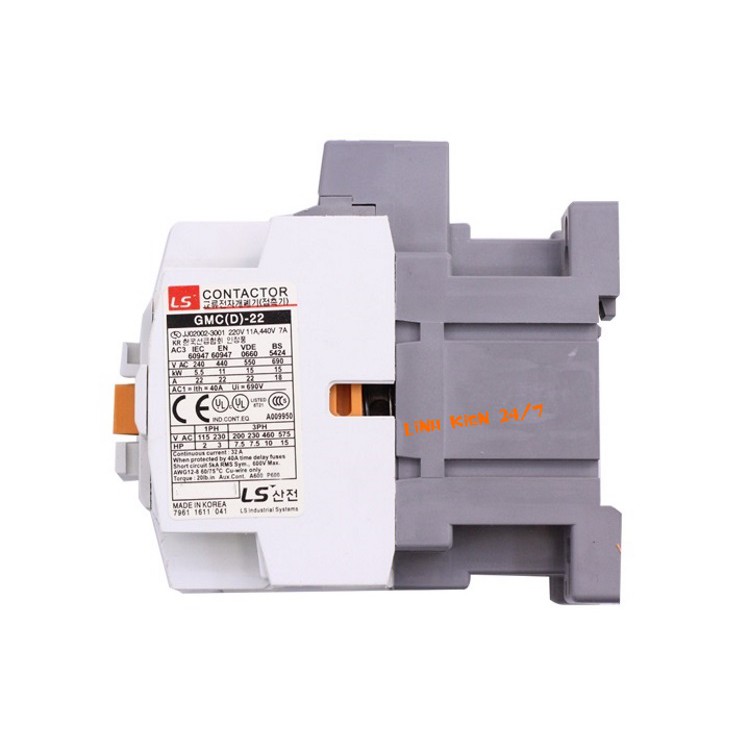 KHỞI ĐỘNG TỪ LS CONTACTOR MEC GMC-22