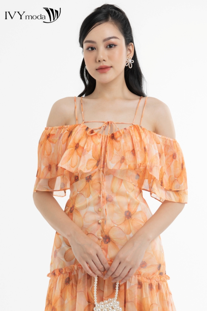 Đầm voan đuôi cá IVY moda MS 48T0211