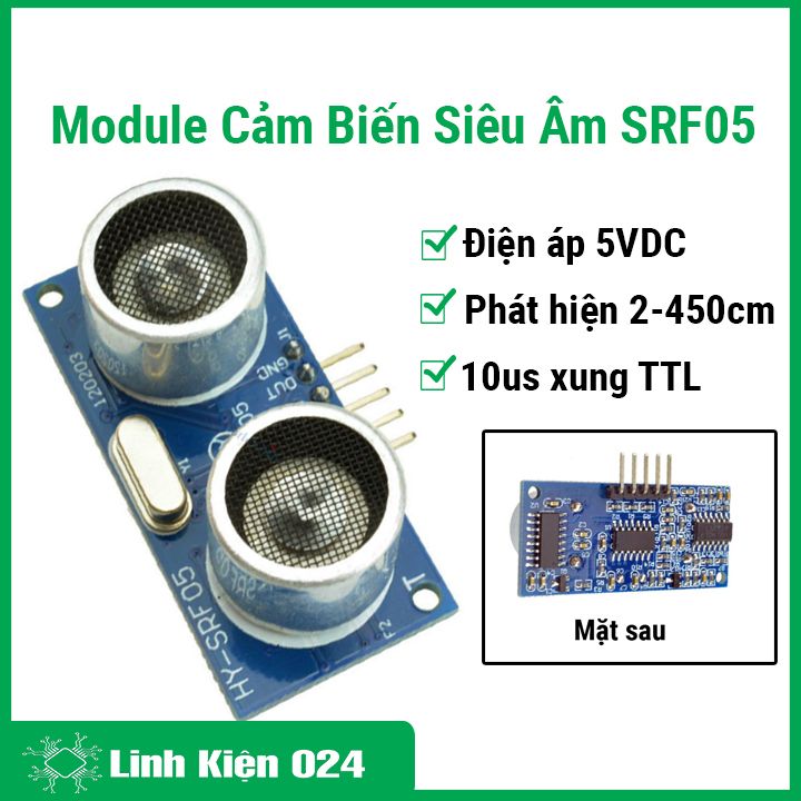 Module cảm biến siêu âm SRF05