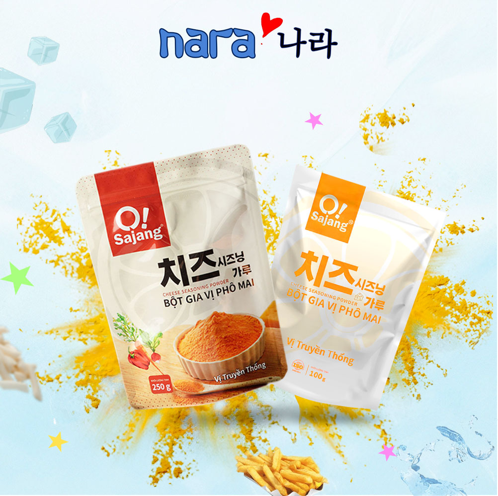 Bột phô mai lắc Hàn Quốc O!Sajang 250g