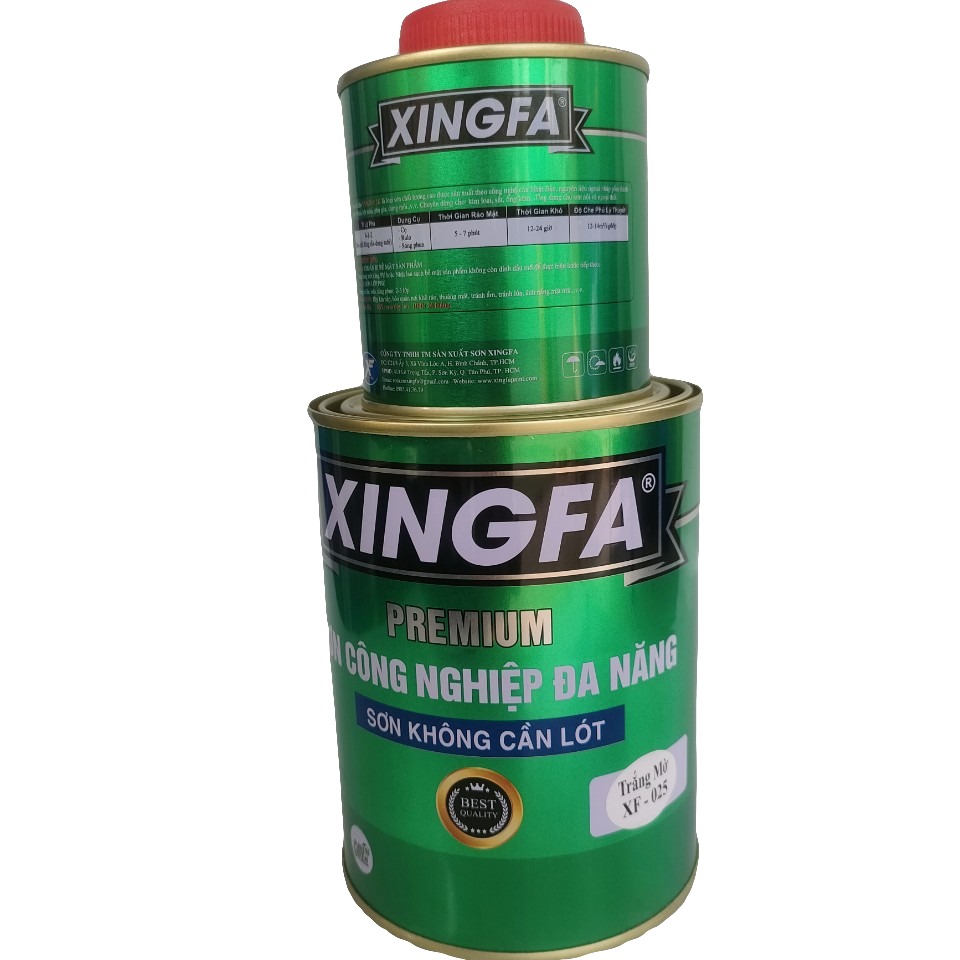 SƠN SẮT MẠ KẼM 2K XINGFA BỘ 1.2KG