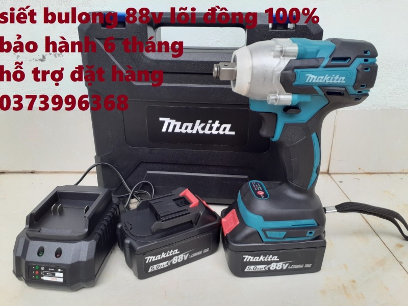 Máy Xiết Bulong MakiTa 88V Xiết ỐC, Bắn Vít, KÈM 2 PIN 10 sell