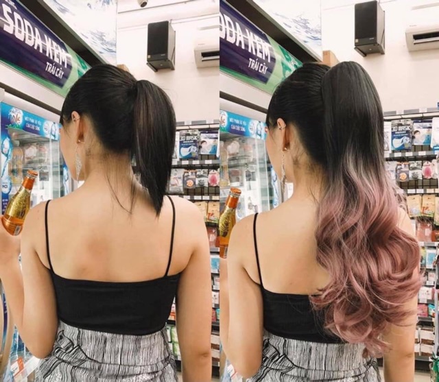 Tóc Kẹp Ngoặm|Tóc Ngoặm Omber Cao Cấp
