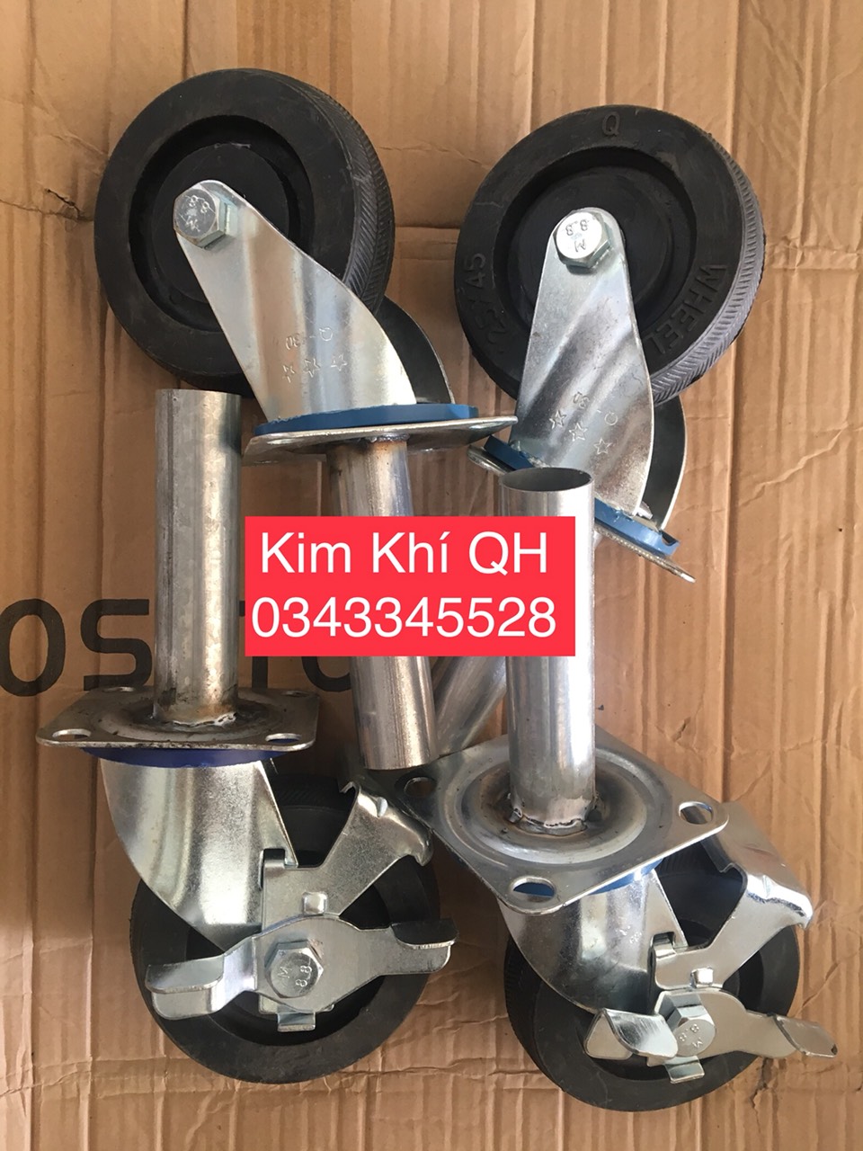 Bánh xe đẩy giàn giáo các kích thước ( giá 1 cái)