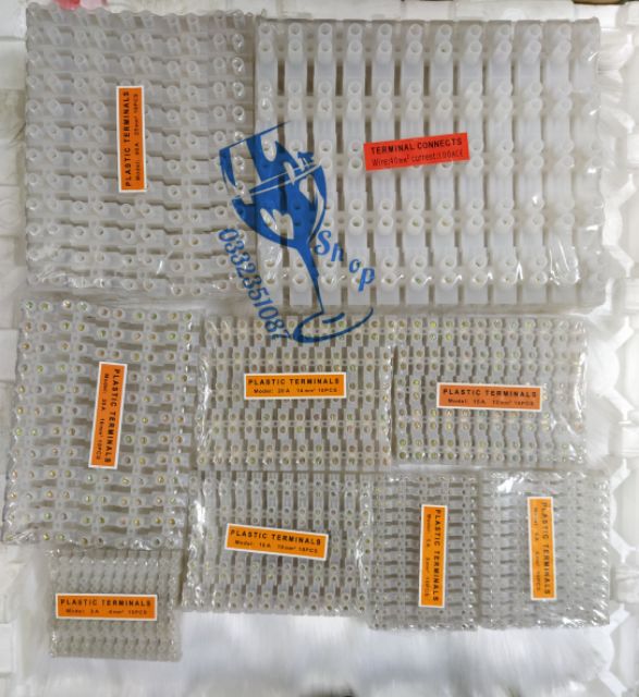 Cầu đấu điện Plastics Terminal 12P 3A - 5A - 6A