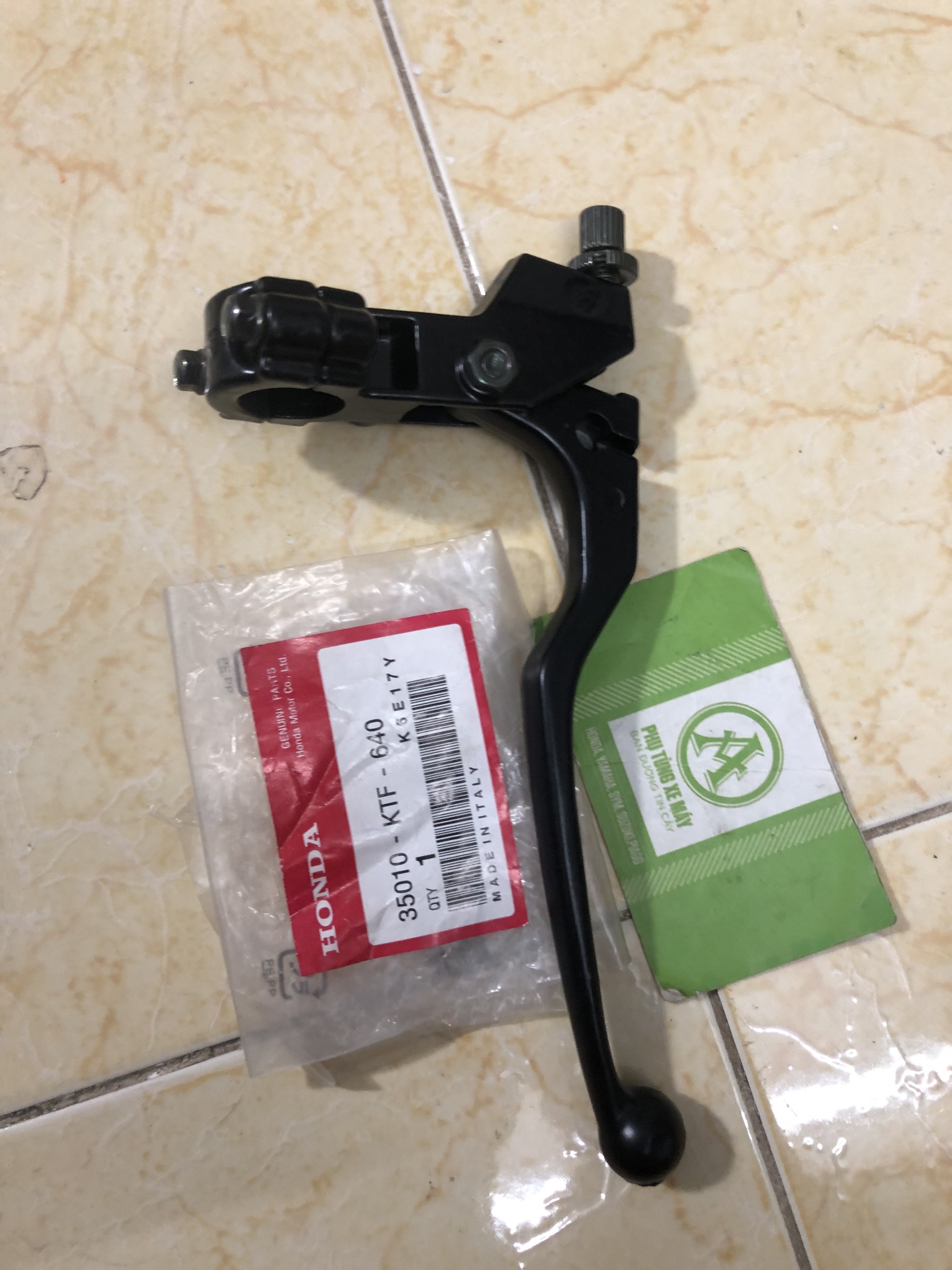 Tay anbija ( tay côn ) ba gác gắn được ghi đông phi 22mm