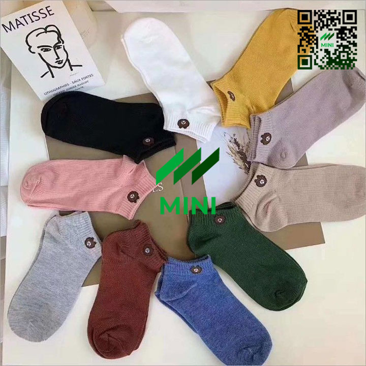1 Set 10 đôi Vớ tất gấu Brown