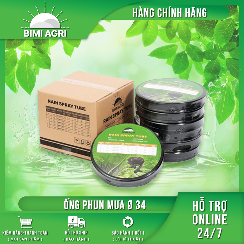 Ống Mềm Phun Mưa Phi 21-27-34-42