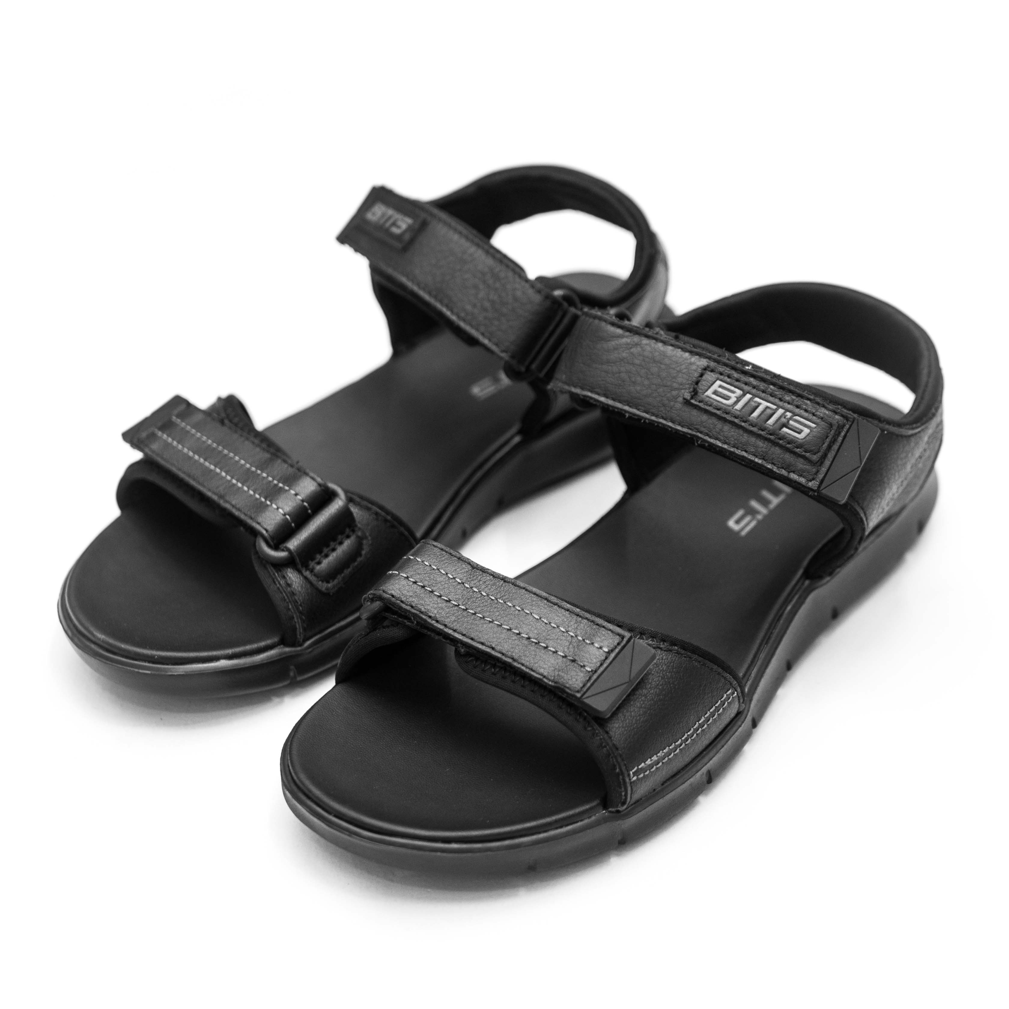 [Hoàn Xu] [SIÊU SALE] GIÀY SANDAL QUAI HẬU DA NAM BITI'S DDM037900 (ĐEN) - BITIS