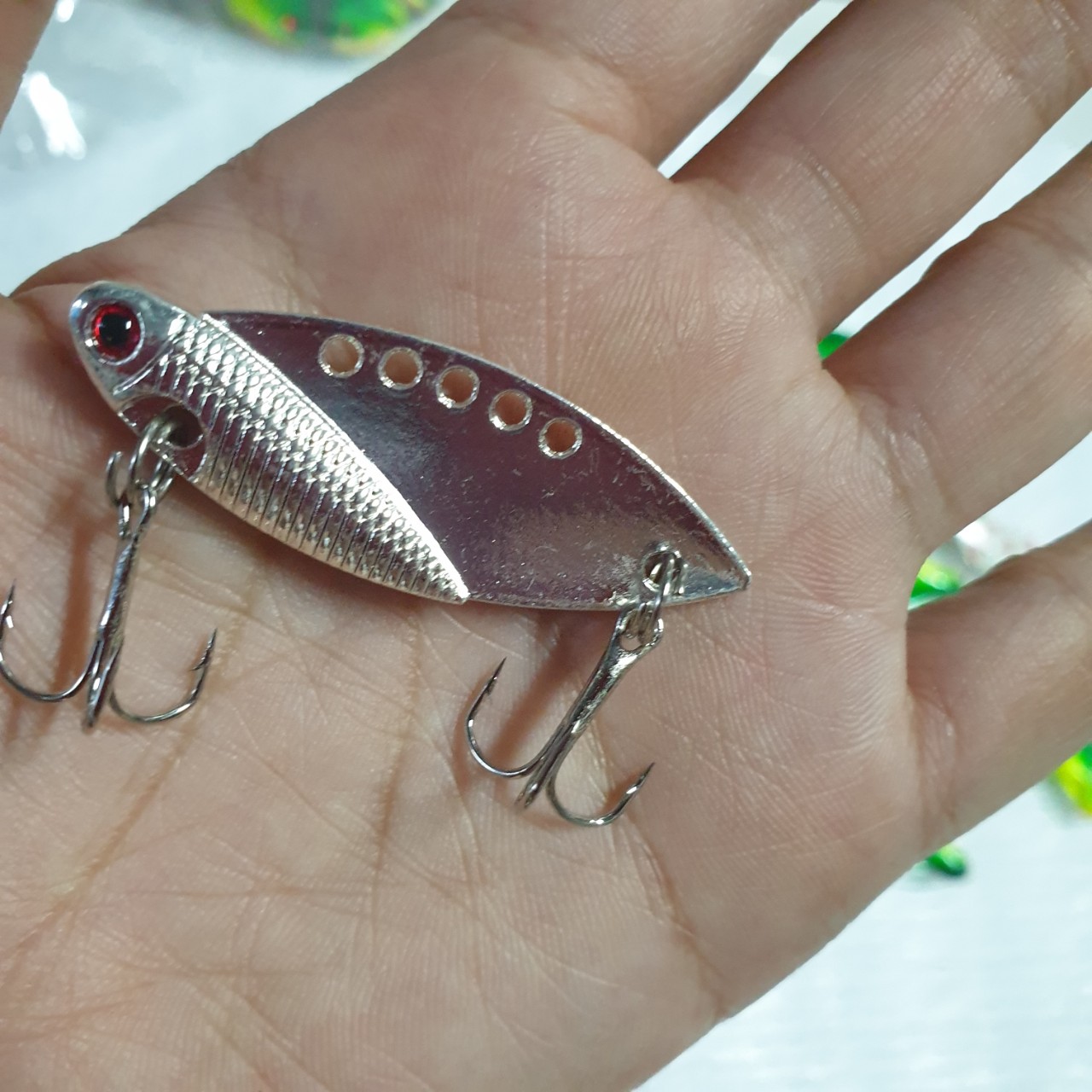 Cá sắt Cicada Kim Loại 3D / mồi câu đáy câu cá