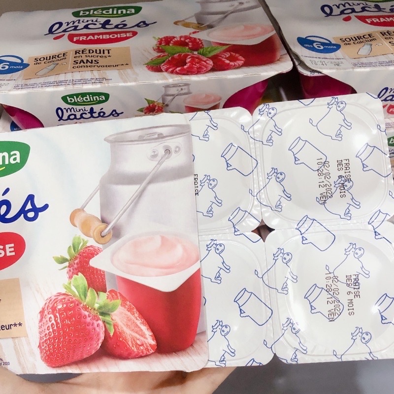 Sữa chua nguội Bledina Pháp cho bé ăn dặm