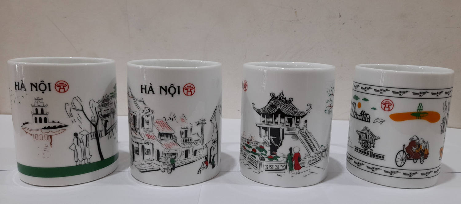 Ly/Cốc sứ Hà Nội 350ml