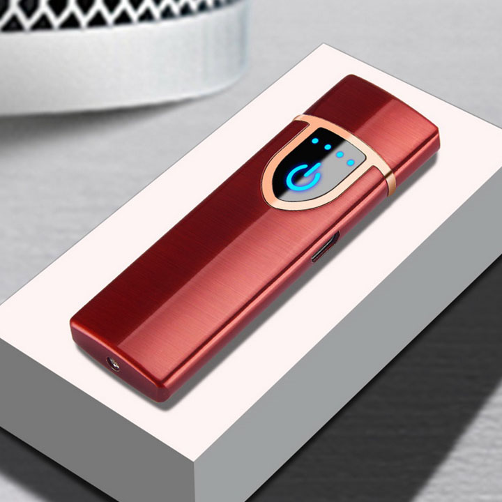 Bật Lửa Cảm Ứng Vân Tay Hồng Ngoại Sạc USB Cực Chất